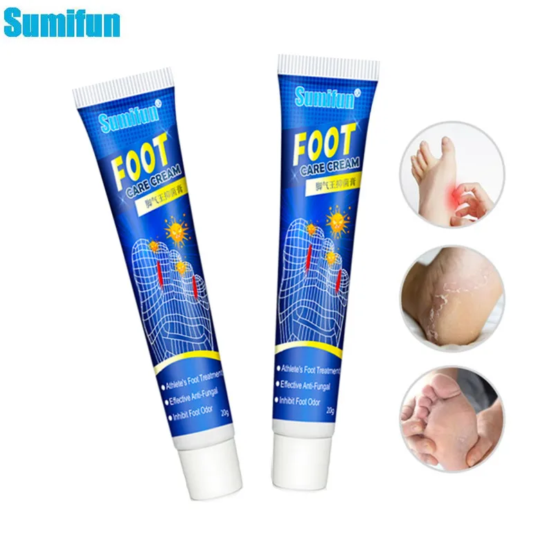 

Sumifun 2Pcs Anti-fungal Infection Cream Foot Beriberi Treatment Athlete Foot Ointment Natural Herbal Cream Foot Repair Cream