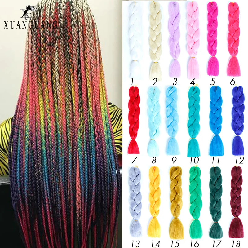 Парик большая коса волос крючком термостойкие волосы наращивание 24 дюйма