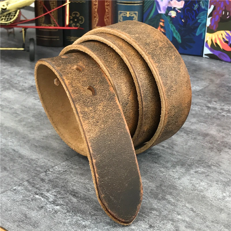 Винтажный латунный ремень с пряжкой из натуральной кожи мужской ремень Ceinture желтый ремень ковбойские джинсы мужской ремень длинный 130 см ремень для брюк MBT0006
