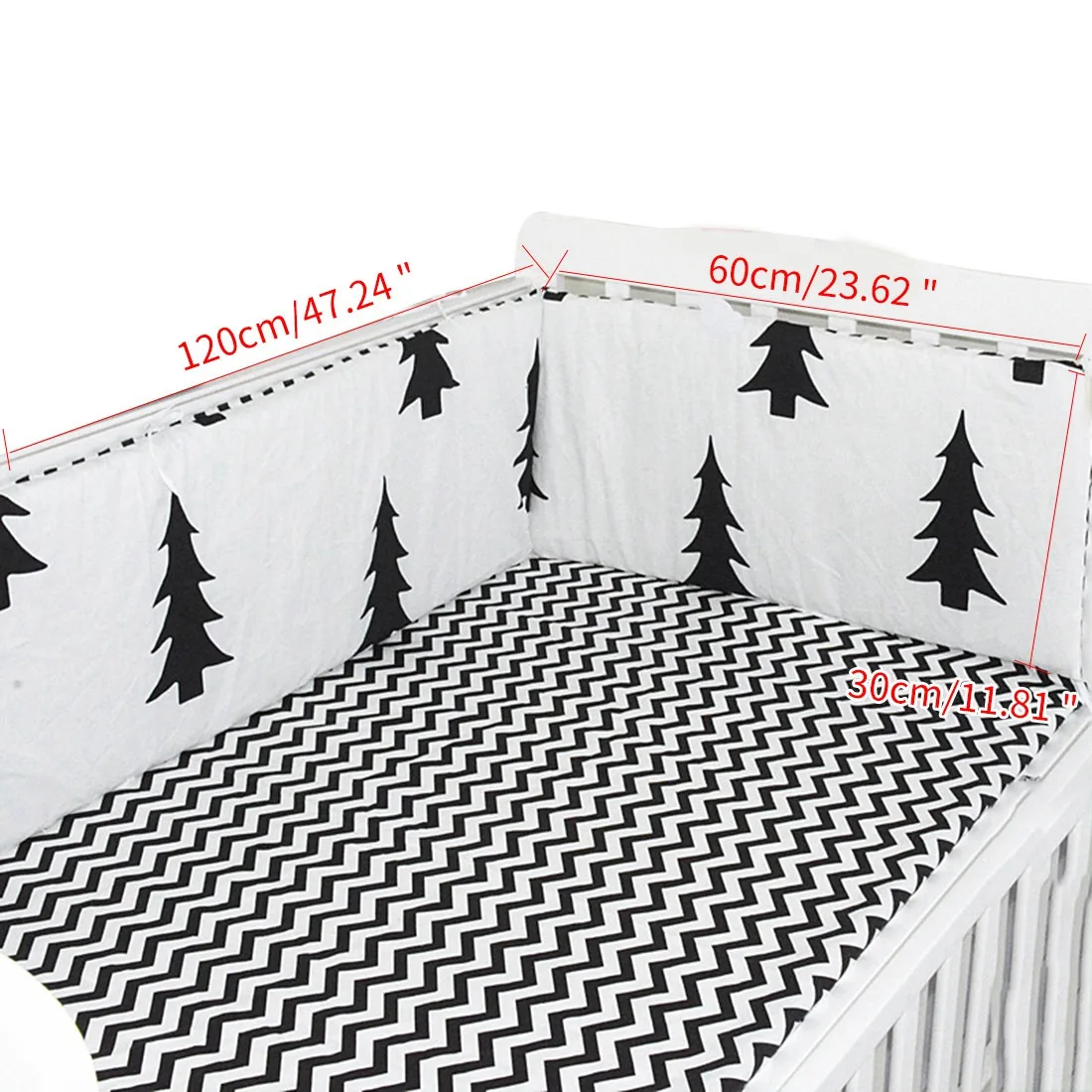 Детский бампер в кроватку для новорожденных протектор детской кровати вокруг