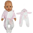 Одежда для кукол Кукла-младенец ползунки для девочек 18 дюймов American ОГ кукла для девочек Комбинезон