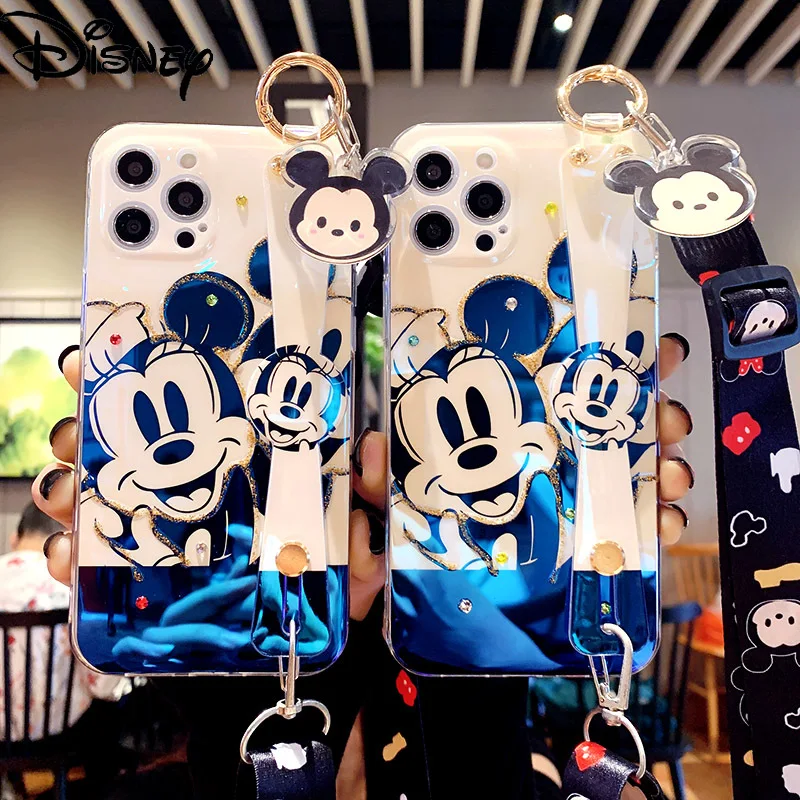 

2021 Disney Soft Case for IPhone 12 11 Pro Max 7 8 XR X XS Max SE 2020 Phone Cover Silicong Anti-fall Coque Shell