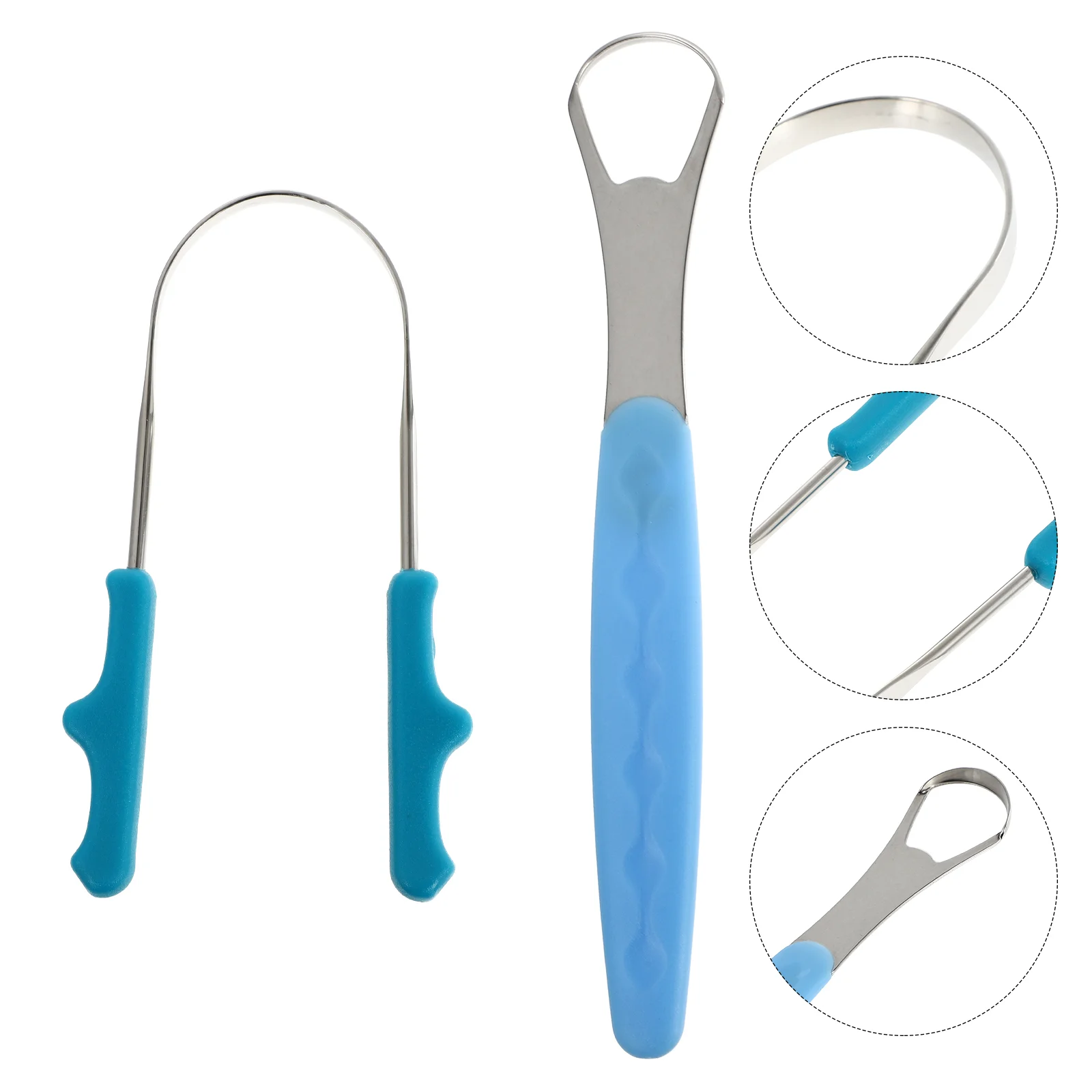 

Инструменты для ухода за полостью рта из нержавеющей стали, кисти для нанесения покрытия языка для свежего орального воздуха, 1 комплект