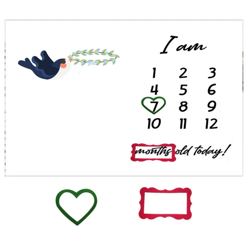 

N7ME Детские веху реквизит для фотосессии одеяла для заднего фона для студийного фона Фото календаря