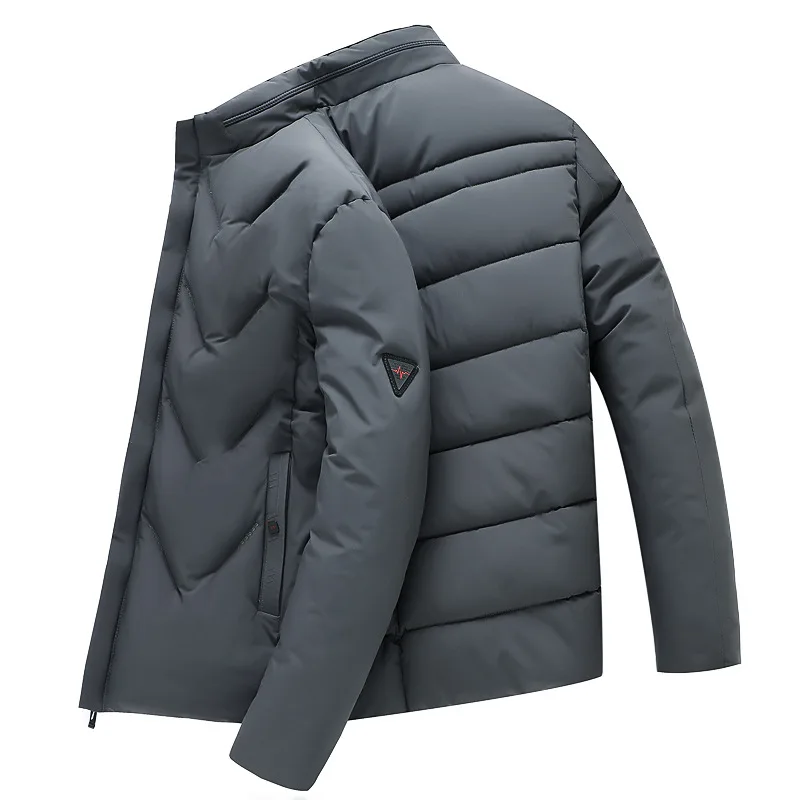 Новинка зимняя мужская куртка повседневный деловой пуховик хлопковое пальто