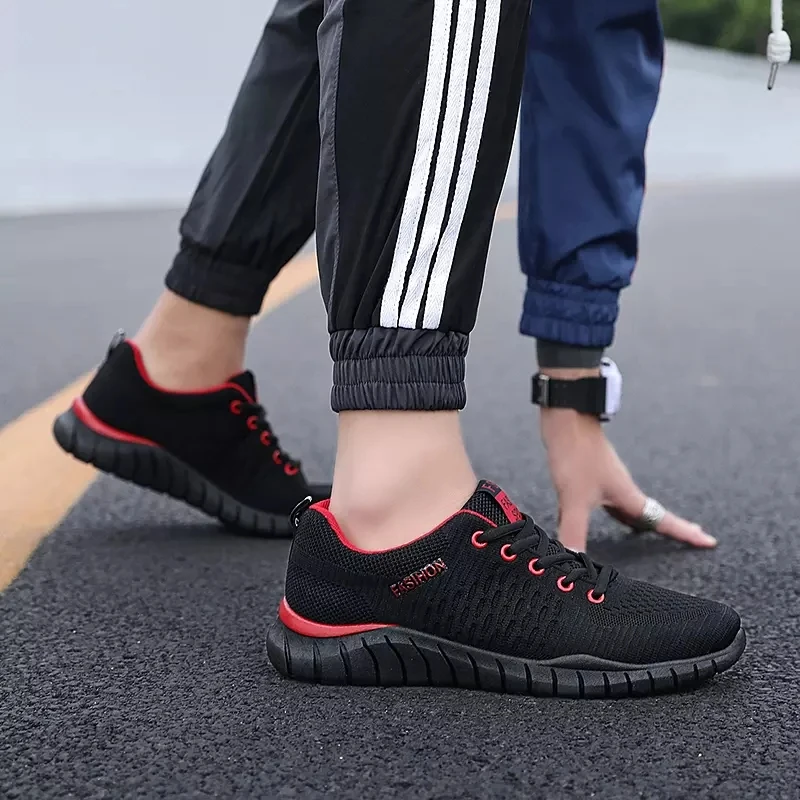 Новинка 2020 дышащие мужские кроссовки для бега в британском стиле удобные мягкие