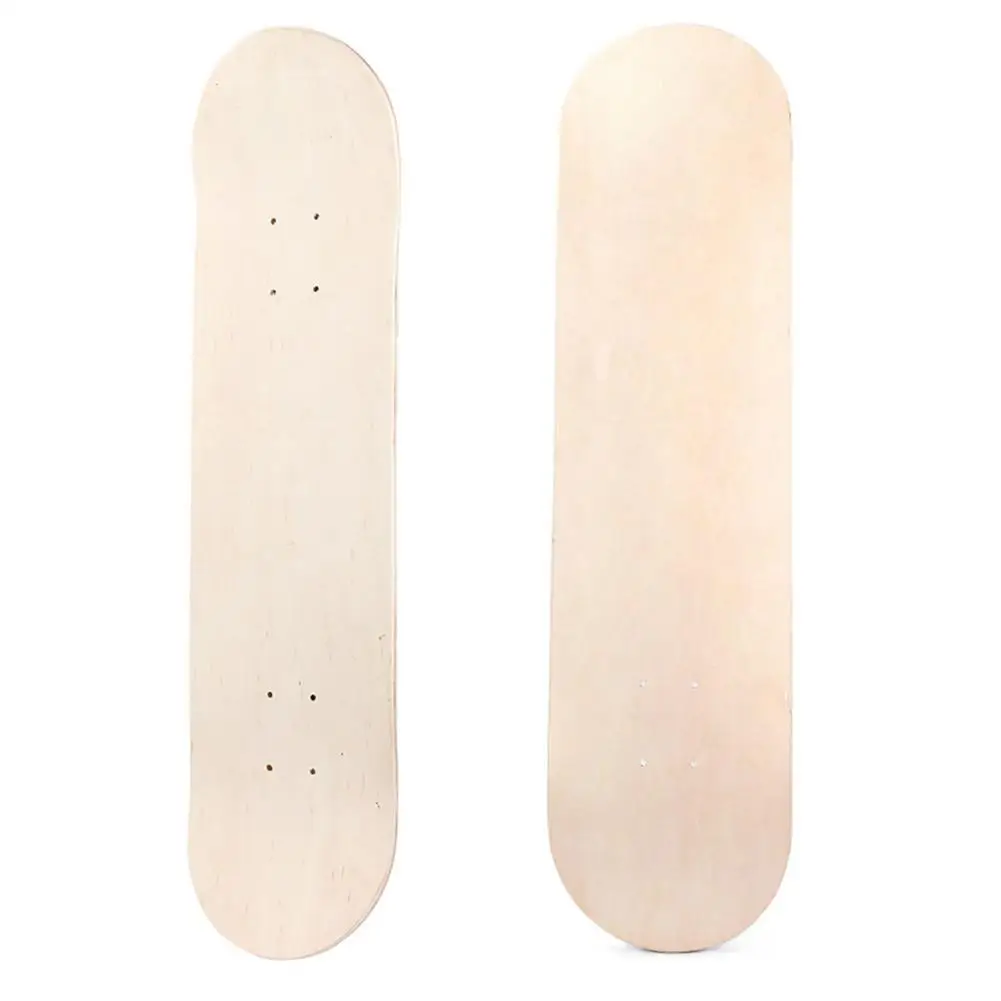 

8inch 8-Layer Maple Blank Double Concave Skateboards Natural Skate Deck Board Skateboards Deck Wood Maple Skateboard