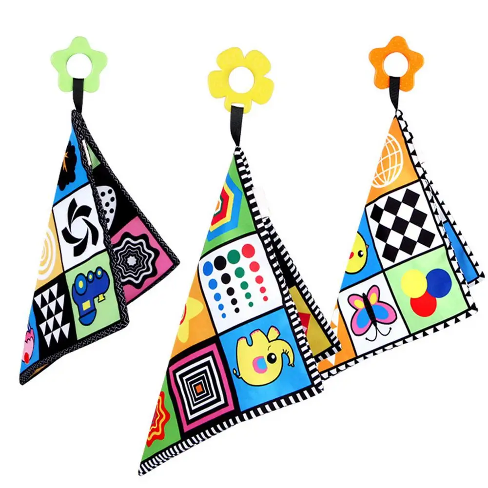 

Детское успокаивающее полотенце, мягкая Успокаивающая игрушка с прорезывателем для зубов, Успокаивающая, Успокаивающая, для новорожденных...