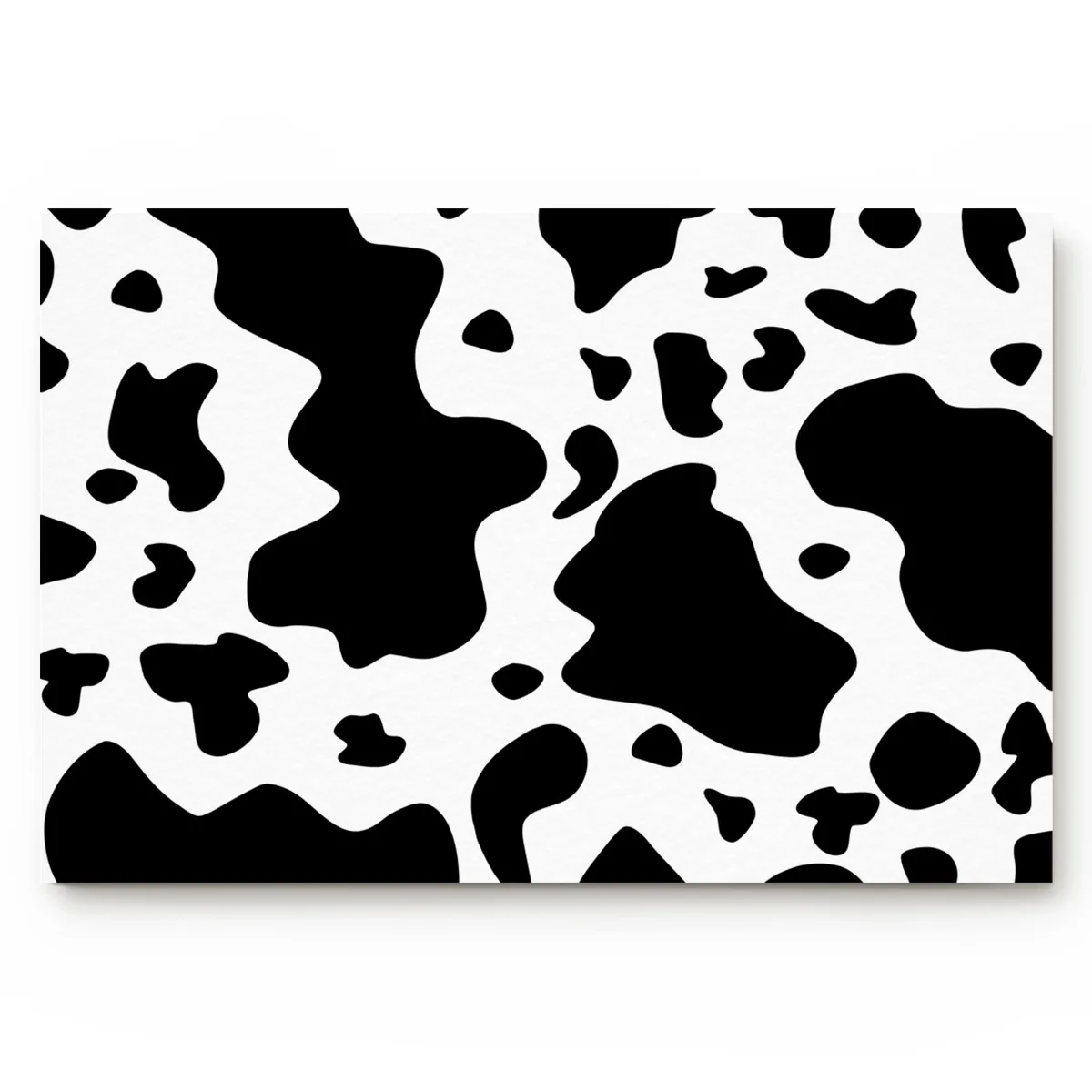 Кухонный коврик с текстурой коровы дверной для украшения дома Противоскользящие