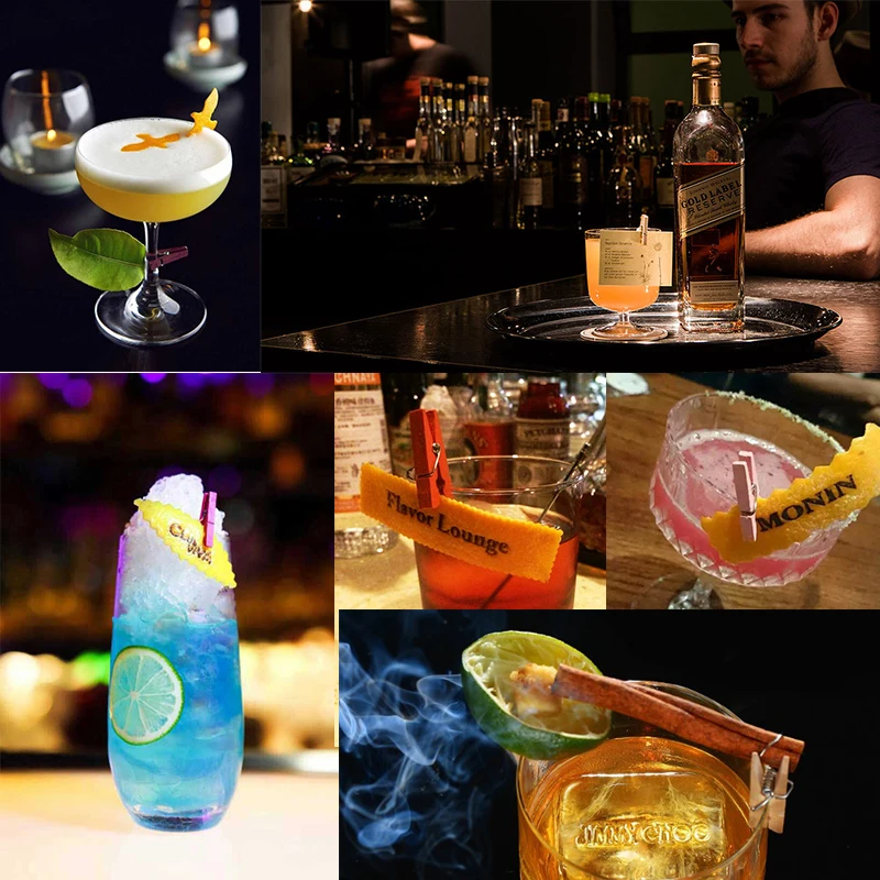 4 шт фруктовый коктейль Палочки Stick декоративные небольшой зажим украшения для