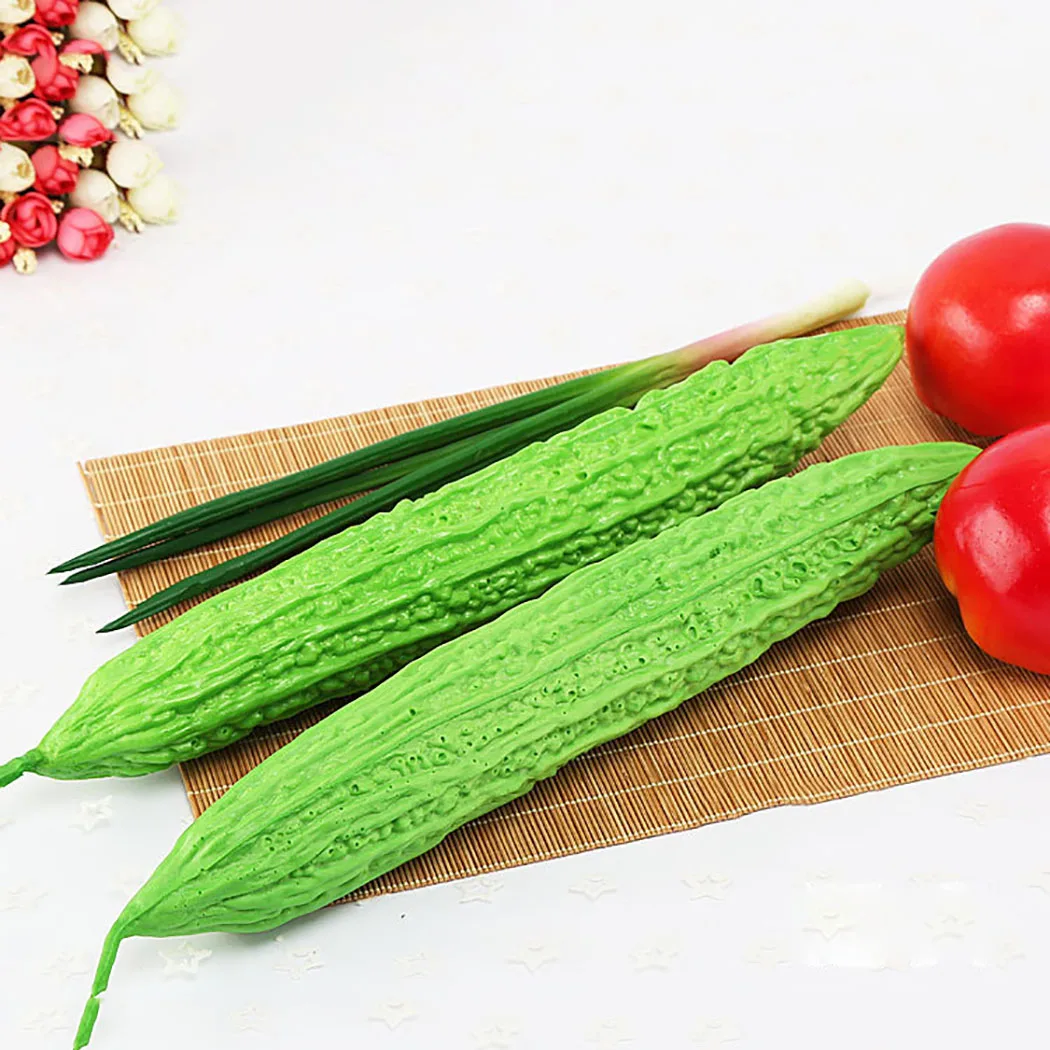 36cm Artificial Vegetable Lifelike Bitter Gourd Simulated Prop Photo Simulation Food Model Decoration Kitchen | Дом и сад