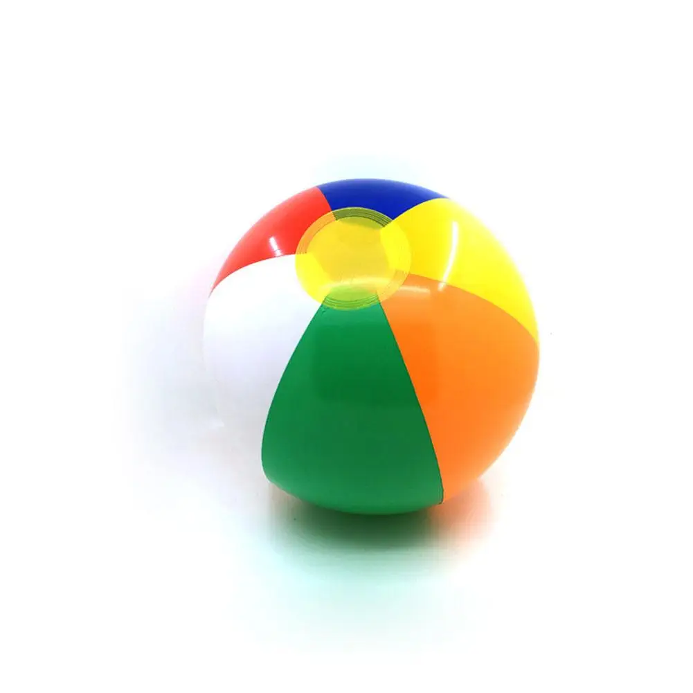 

23cm Colorful Inflatable Beach Ball Swimming Pool Holiday Game Summer Kids Toy Parent-Child Interactive Party Game Sport Toys