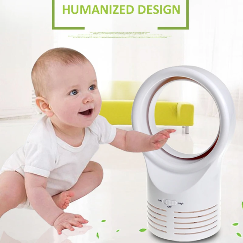 Электрический вентилятор Bladeless портативный охлаждающий мини-портативный с