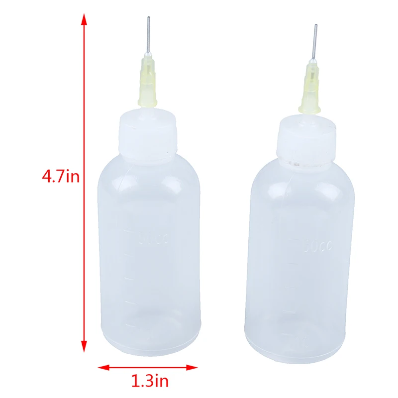 

50ml Empty E-liquid Plastic Rosin Flux Alcohol Bottle For Dispenser Rosin Solder Flux Paste
