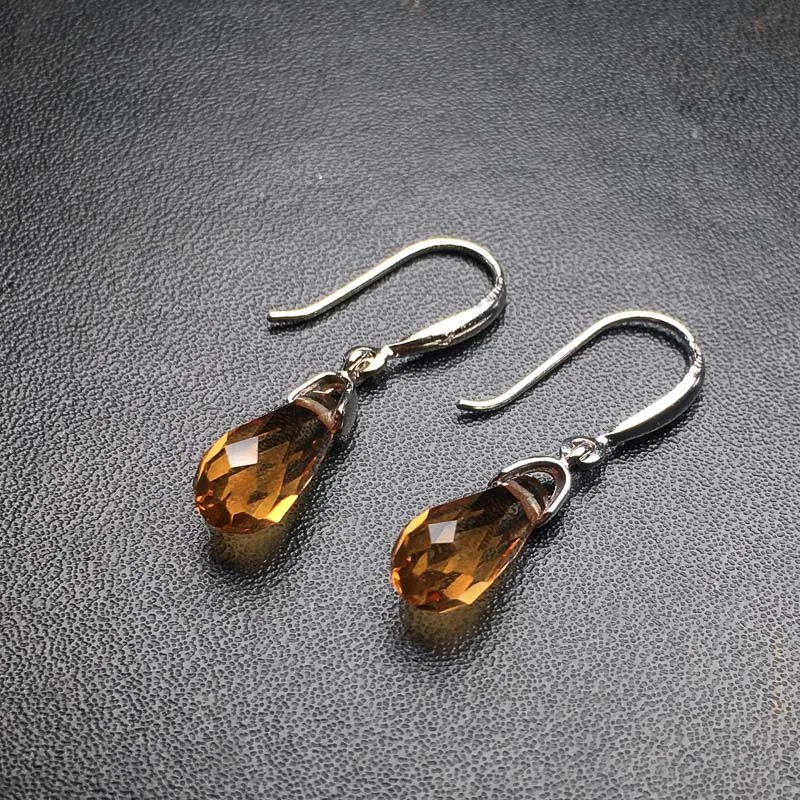 Женские серьги-гвоздики из серебра 925 пробы с зултанитом | Украшения и аксессуары