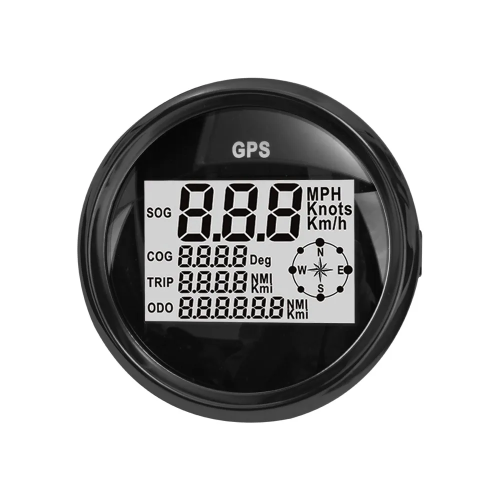 Водонепроницаемый Спидометр с ЖК дисплеем и подсветкой 85 мм|Приборы для