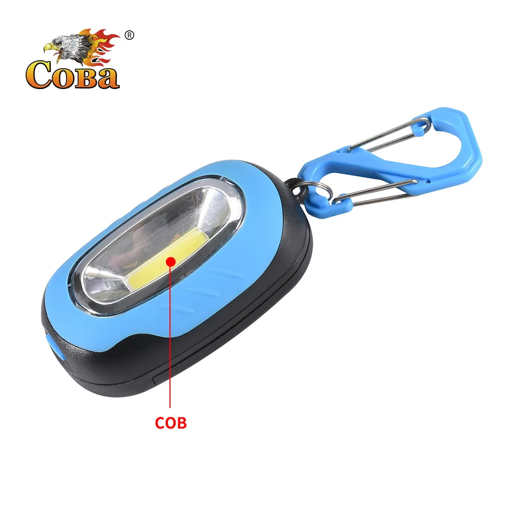 Лампа для брелока Ламба большой размера cob Водонепроницаемая с 3 батареями AAA 4
