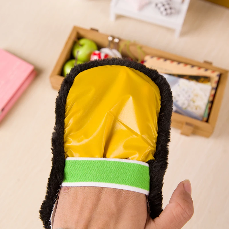 Перчатки из искусственной шерсти для полировки обуви случайного цвета|Наборы