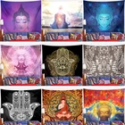 Диамаический гобелен индийский Будда настенный домашний декор Мандала подвесная Ткань Гобелен ведьмастерская Богемный Хиппи гобелены коврик