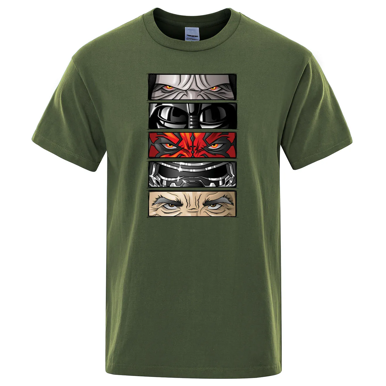 Футболка мужская с коротким рукавом и принтом глаза темных|Мужские футболки| |