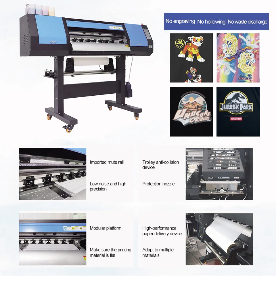 Colorsun Digital PET Heat  Press Print  Machine + Shaking Powder  and Color Fixing Machine DTF heat transfer package