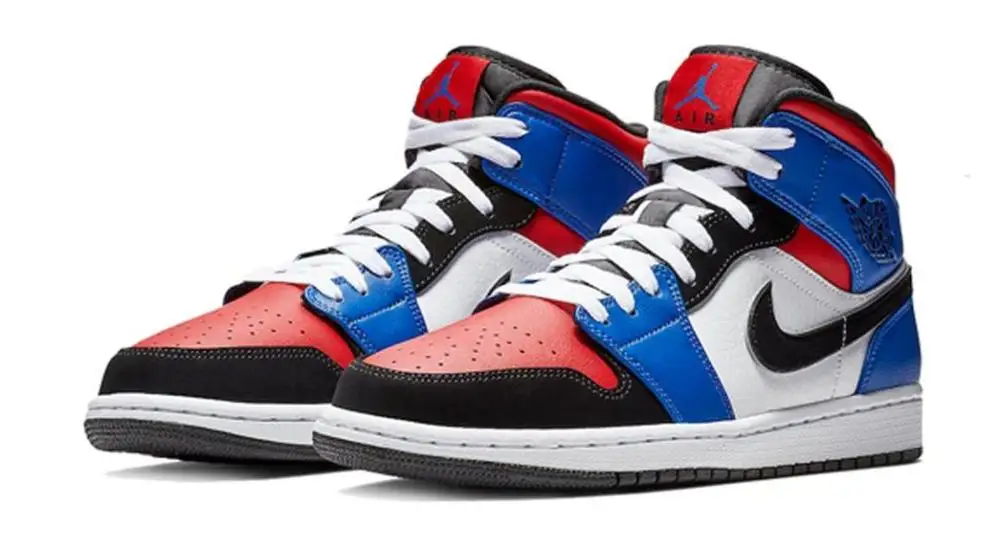 

Nike Air Jordan 1 Mid TOP 3 pour hommes et femmes, baskets unisexes respirantes, originales