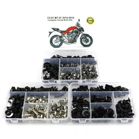 fit for yamaha mt 07 fz 07 2014 2019 complete full fairing bolts kit steel side covering bolts screws speed nuts fairing clips