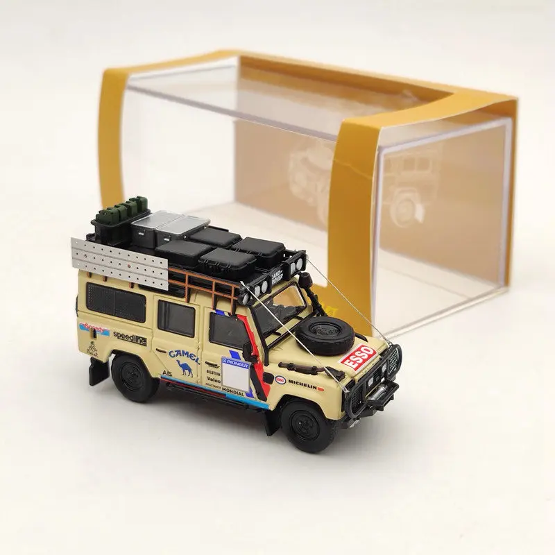 Мастер 1:64 для L R Defender 110 SUV литая модель модели игрушки автомобиль новый желтовато
