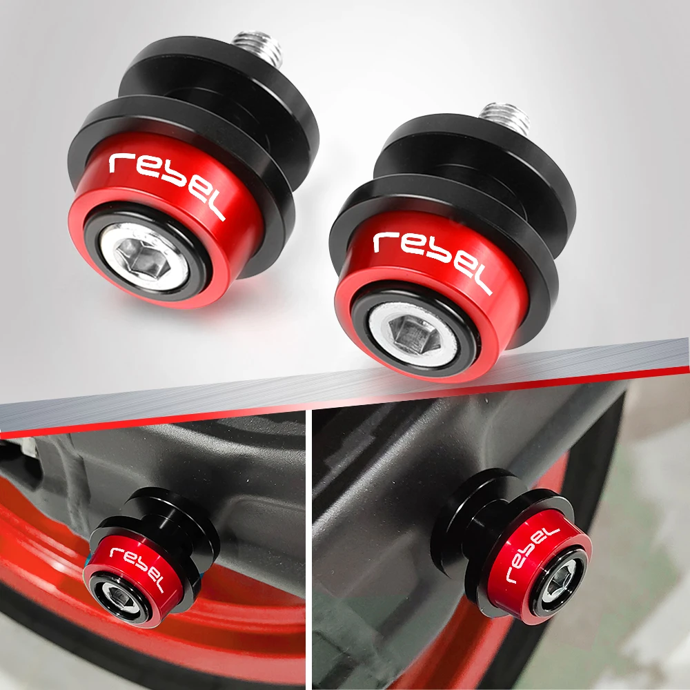 

For Honda Reble 500 /300 CMX 500 REBEL 2017 2018 2019 2020 2021 CNC Motorcycle Swingarm Spools Slider Swing arm Stand Screw 8MM