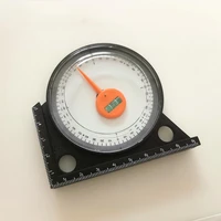 magnetic protractor angle level bubble angle instrument with pointer tilt level meter clinometer gauge slope measure instrument