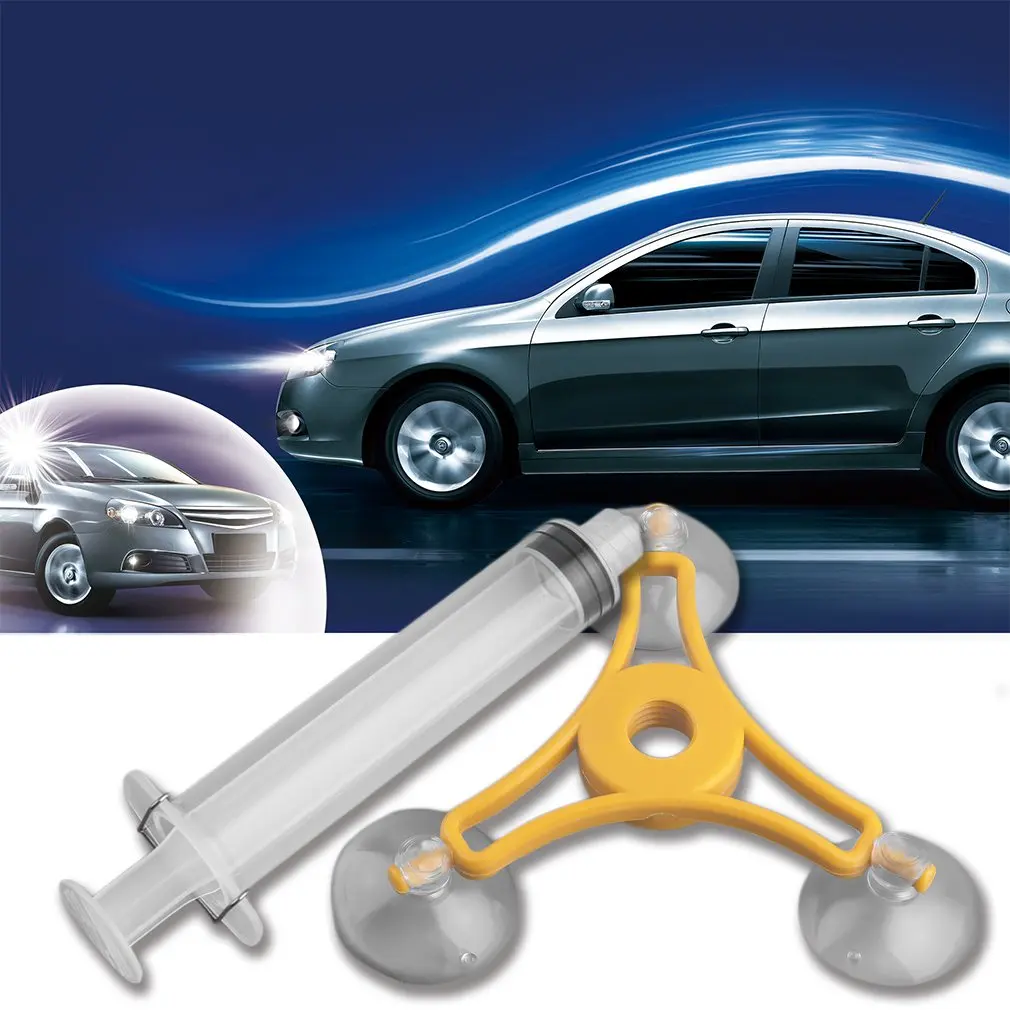 

Professional Universal Vehicle Windscreen Windshield Repair Tool Glass Crack Repair Kit Quick Fix Car Glass Kit