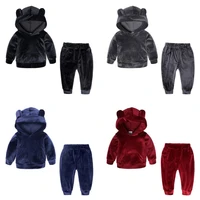 children clothing 2020 autumn winter toddler girls clothes hooded 2pcs outfit suit kids clothes tracksuit for girls costume sets