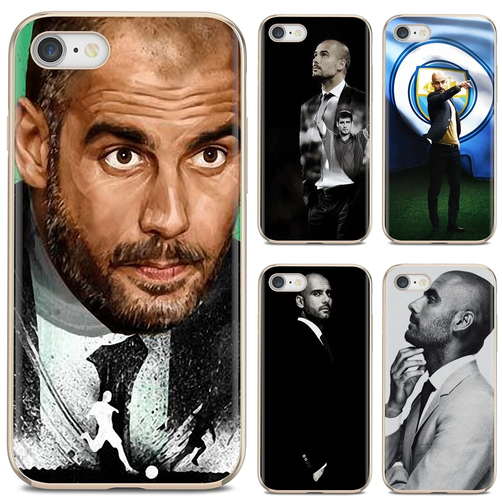 Чехол для телефона с рисунком тренера Пепа-опеченца-мир-футбол iPhone 10 11 12 Pro Mini 4S SE 5C