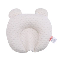 head shaping baby nursing pillow anti roll memory foam pillow prevent flat head neck support newborn sleeping cushion