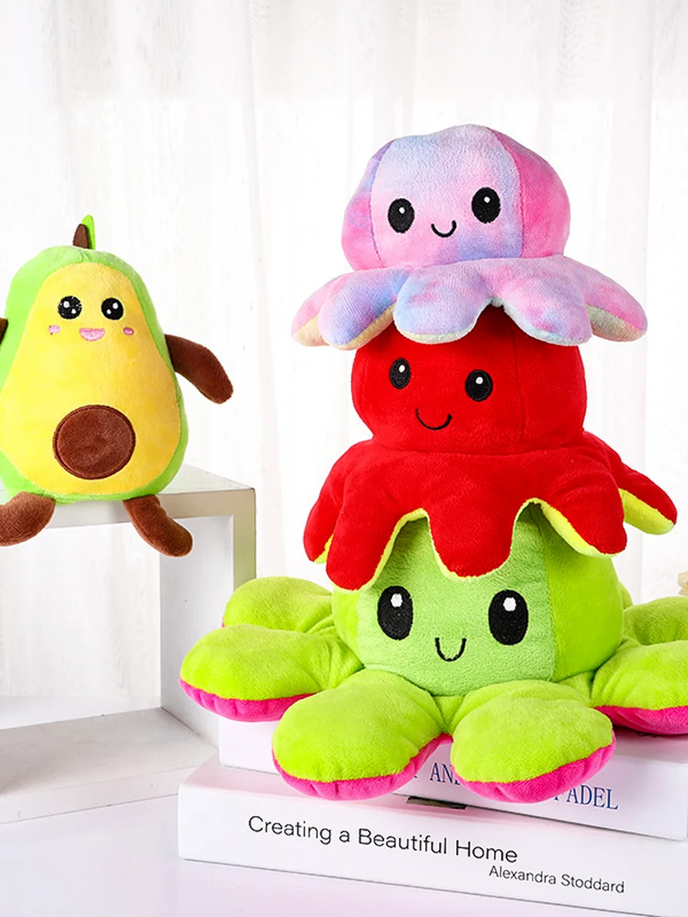 

Toy pulpo Supply Reverse Simulation Double-sided Flip Funny Strange Gift Flip Accessories Toys Kids Ornaments Birthday Octopus