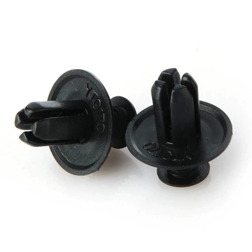 

Black Rivets Vehicles 200pcs Set Bumper Car Clips Fender Fit For 8mm Hole
