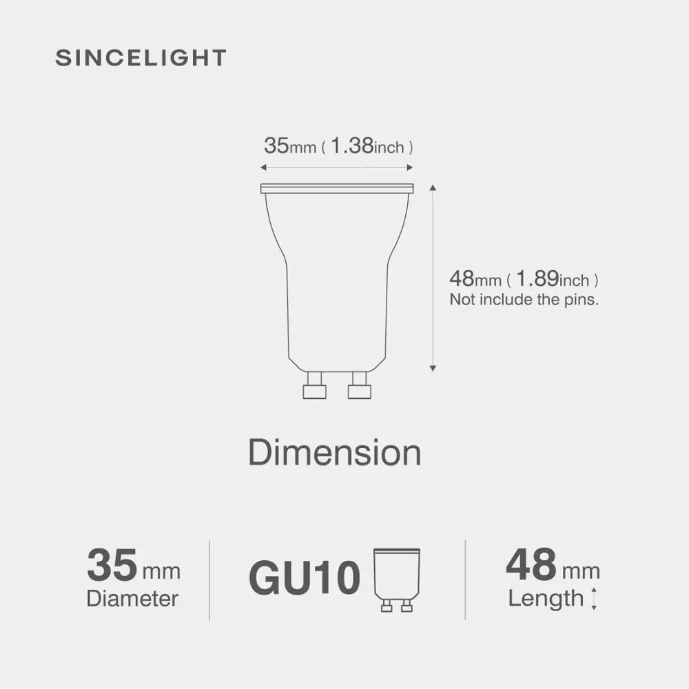 Gu10 база PAR11 Светодиодный отражатель Светильник лампы 3W 230V 2700K 4000K 6000K