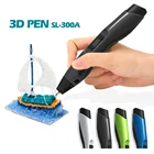 3d-ручка, яркая, низкотемпературная 3d-печатающая ручка с поддержкой PLA ABS PCL филамента для детей, образовательные популярные подарки, безопасная быстрая доставка