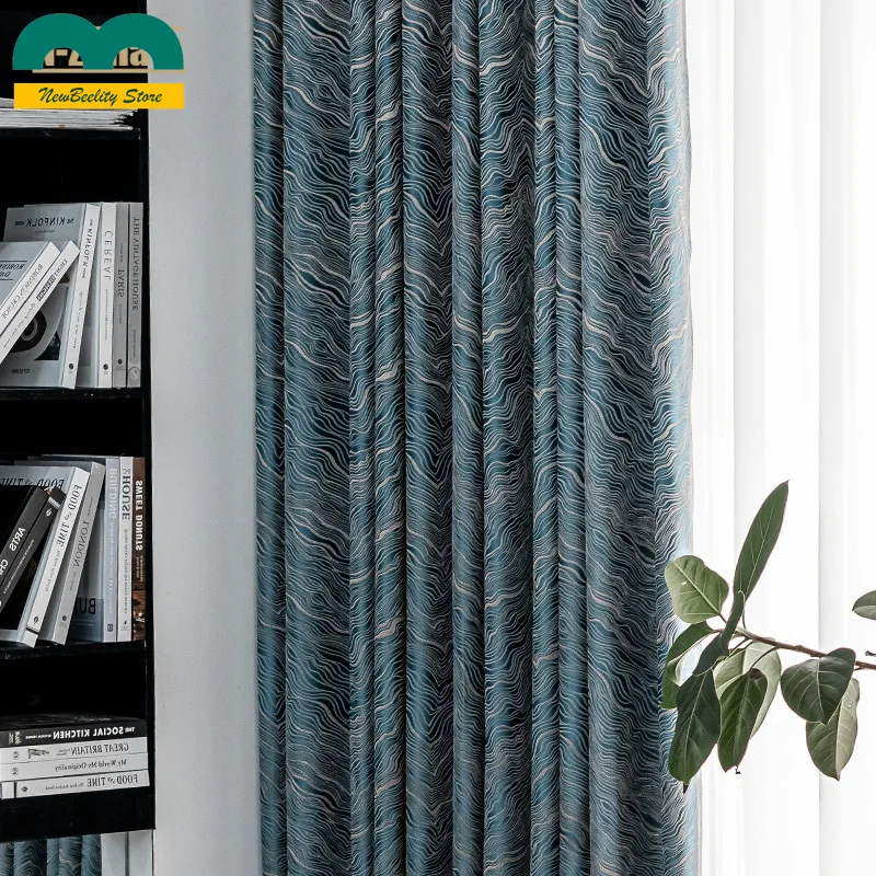 Роскошные шторы высокого уровня высокоточные жаккардовые для гостиной спальни