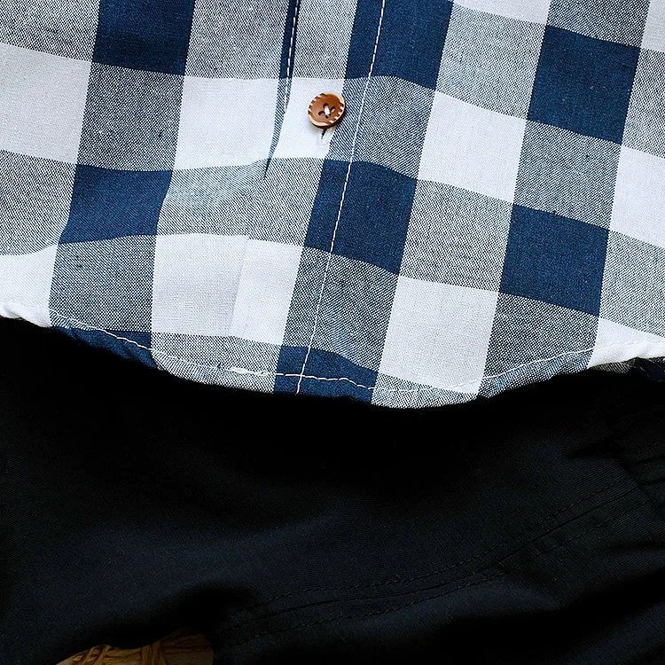 Комплект для мальчиков новинка 2022 рубашка с лацканами костюм из двух предметов