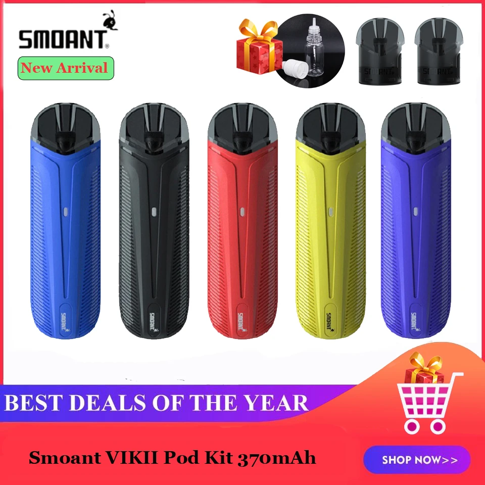 Pod-набор Smoant VIKII со встроенной батареей 370 мАч и емкостью 2 мл подходит для