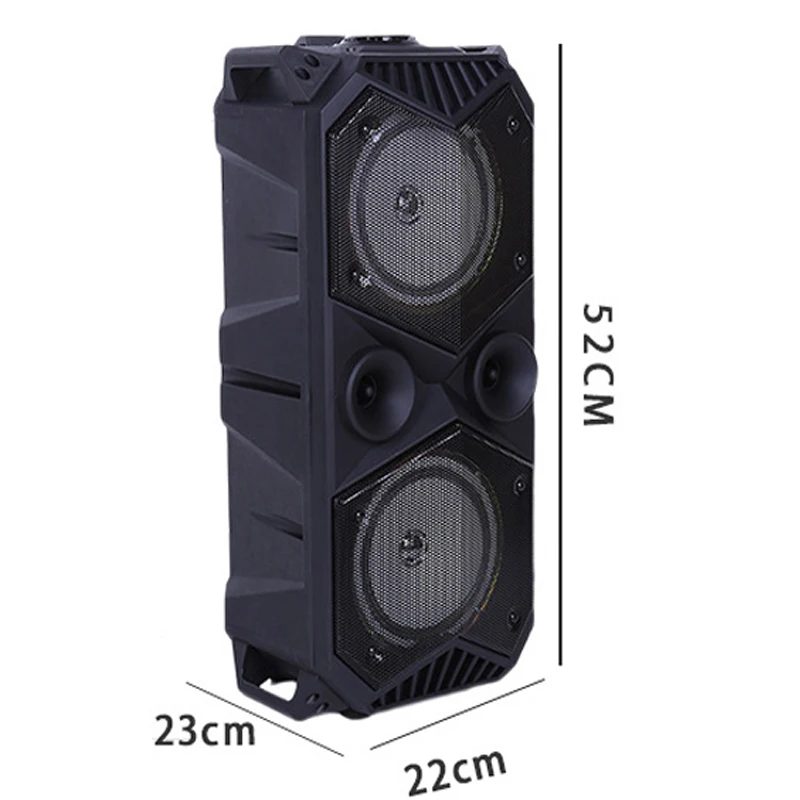 Big Power Bluetooth Speaker Wireless Stereo Subwoofer Heavy Bass Speakers Music Player Support Microphone FM Radio TF FM Radio enlarge