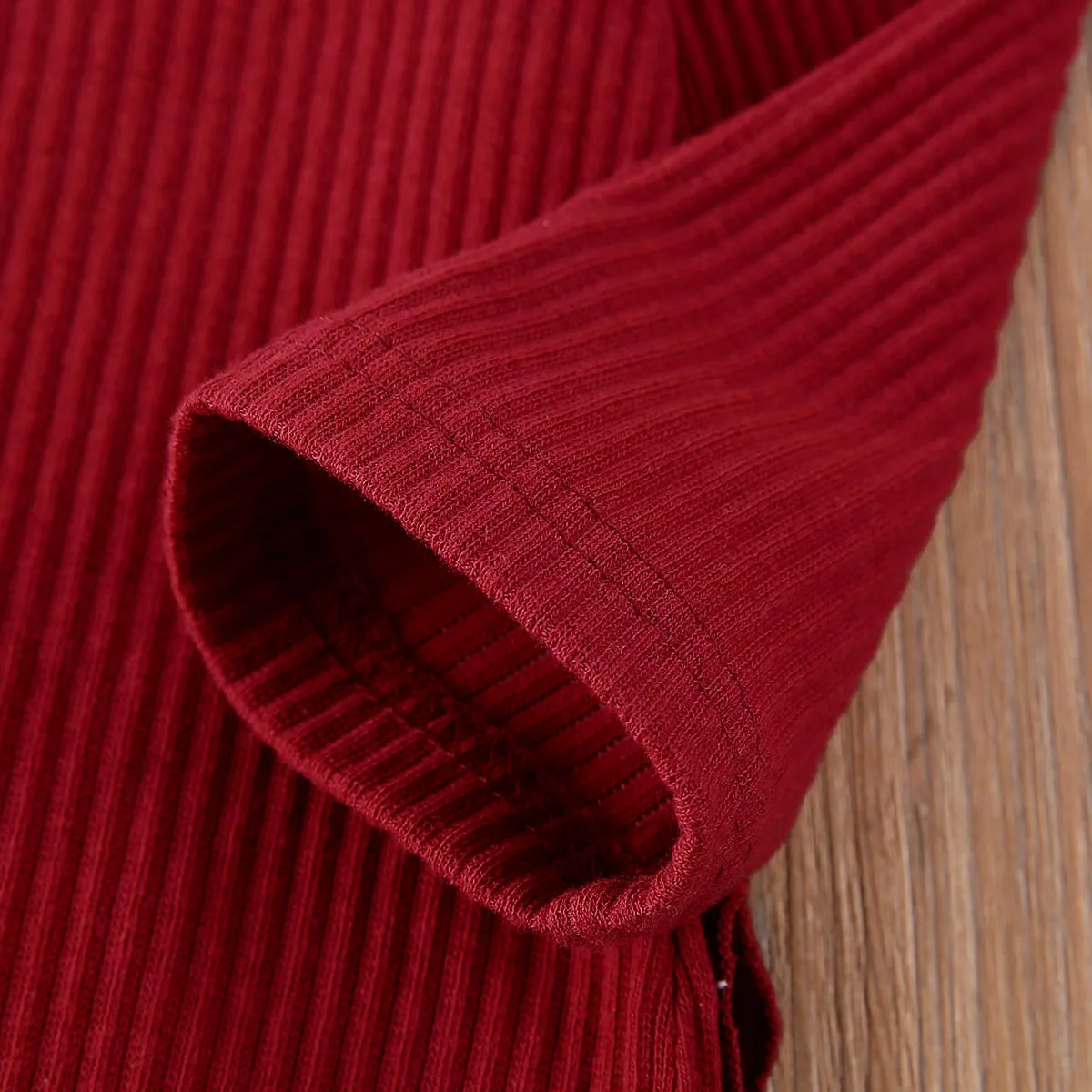 

Newborn Boy Baby Girl Ruffle Romper Long Sleeve Button Knit Jumpsuit Outfit Cartoon Clothes Headband