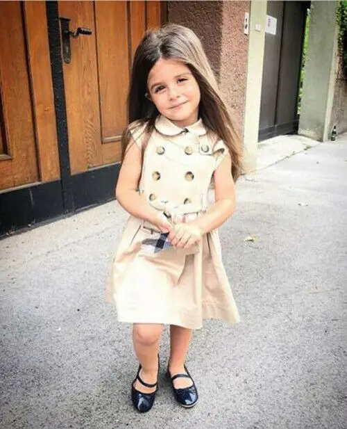 1-6Years Fashion Shirt style dress For Toddler Kids Baby Girls Sleeveless turn-down Collar Dresses | Детская одежда и обувь