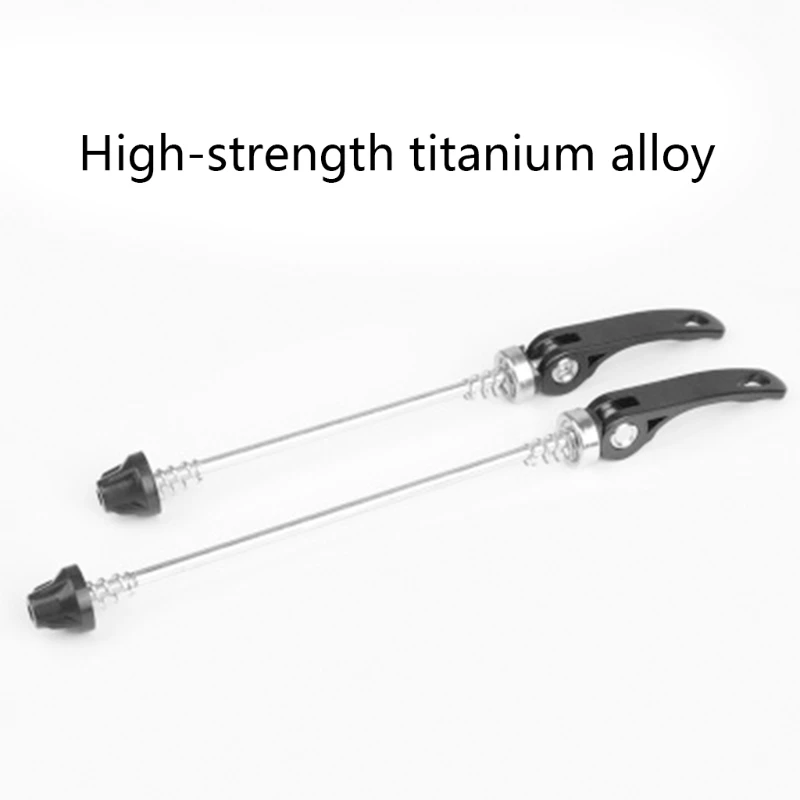 

Bicycle Wheel Hub Skewers Front Rear QR Quick Release Axis Skewers MTB Road Bike Clip Lever Axle 145/175mm
