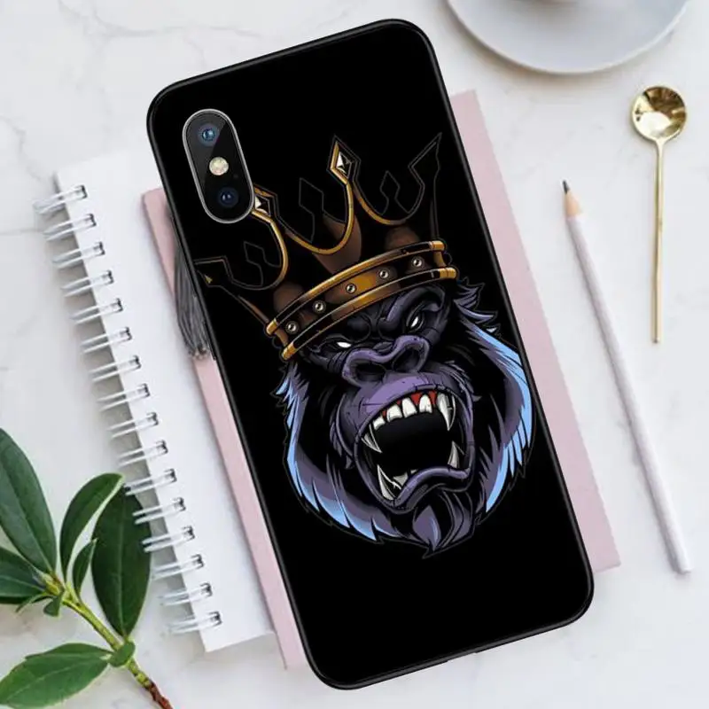 

Gorilla monkey Phone Case for iPhone 11 12 mini pro XS MAX 8 7 6 6S Plus X 5S SE 2020 XR