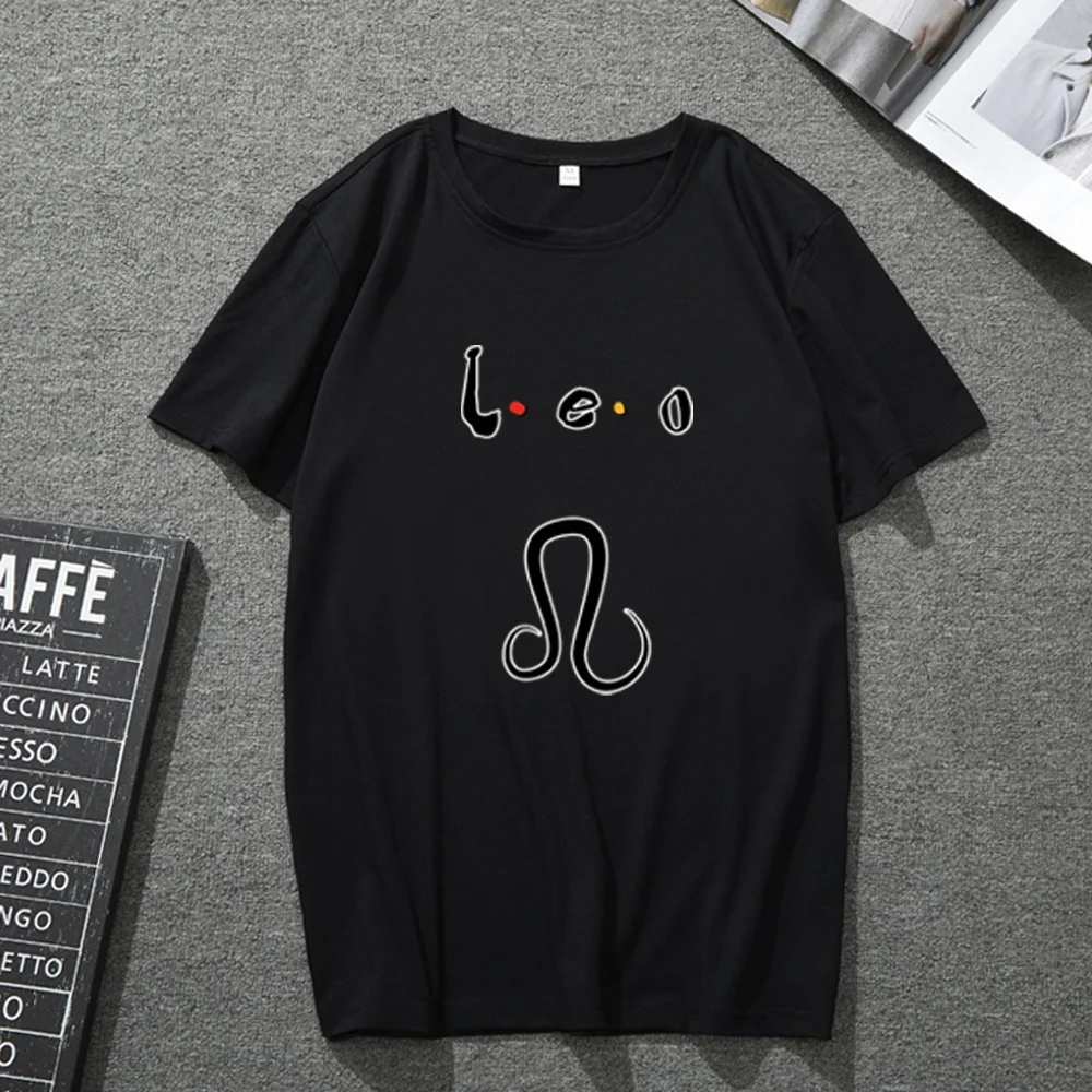 

Unisex T-shirt Simple Personality Printing Pattern Casual Men and Women Creative Breathable Plus Size Short-sleeved Top