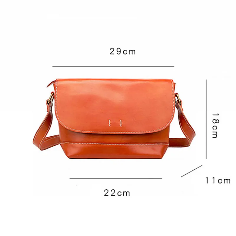 

AETOO Leather men's bags, one-shoulder slanted bags, casual men's leather literary vintage postman bag, men's leather bag