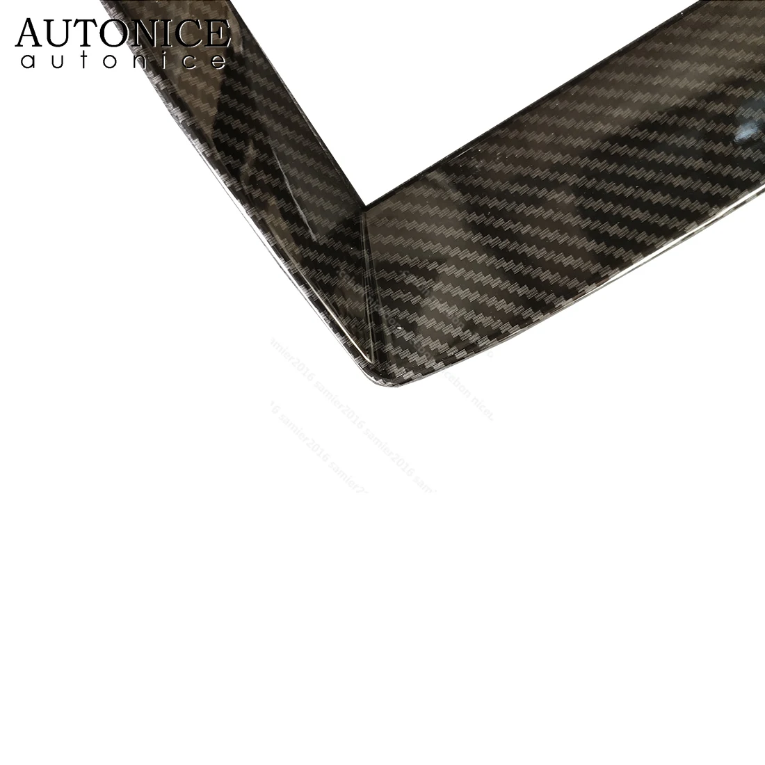 Цветная внутренняя Центральная рамка навигации из углеродного волокна чехол