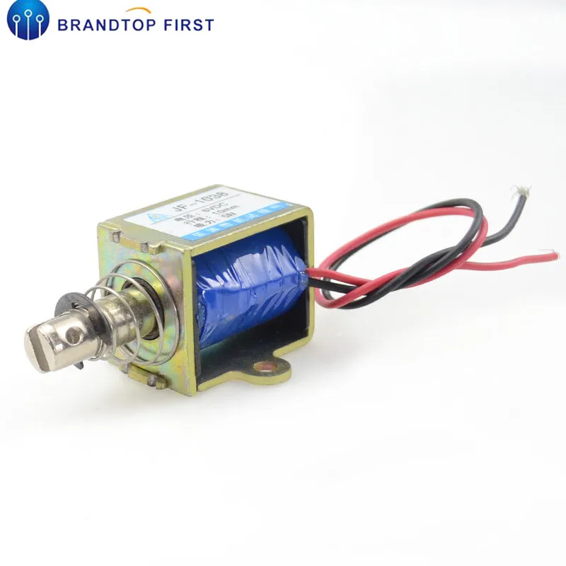 Jf 1038 DC 6V 12V 24V 10mm 5N вытяжной открытый формы катушки электромагнитный привод| |